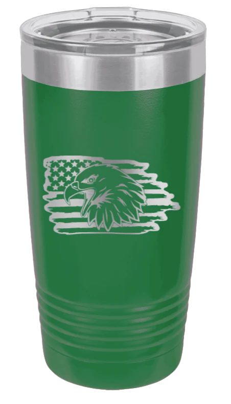 Eagle Flag 2 - 20oz Tumbler - Image 5