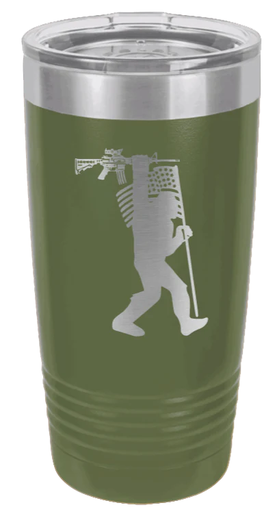 Squatch AR Flag - 20oz Tumbler - Image 10