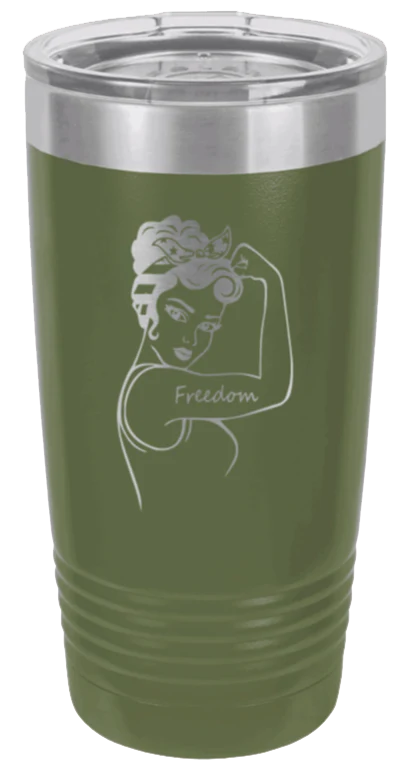 Freedom Girl - 20oz Tumbler - Image 10
