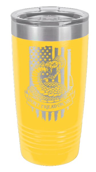 Don't Tread On Me Snake - 20oz Tumbler - Image 17