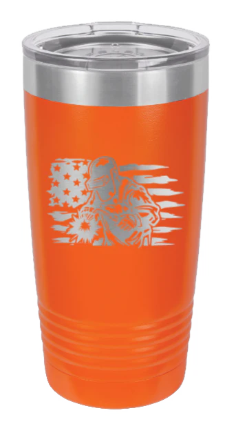 Welder Flag - 20oz Tumbler - Image 11