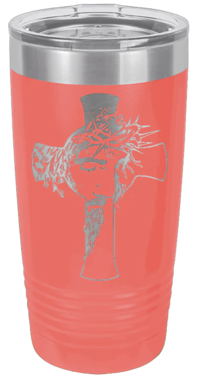 Jesus Cross - 20oz Tumbler - Image 3