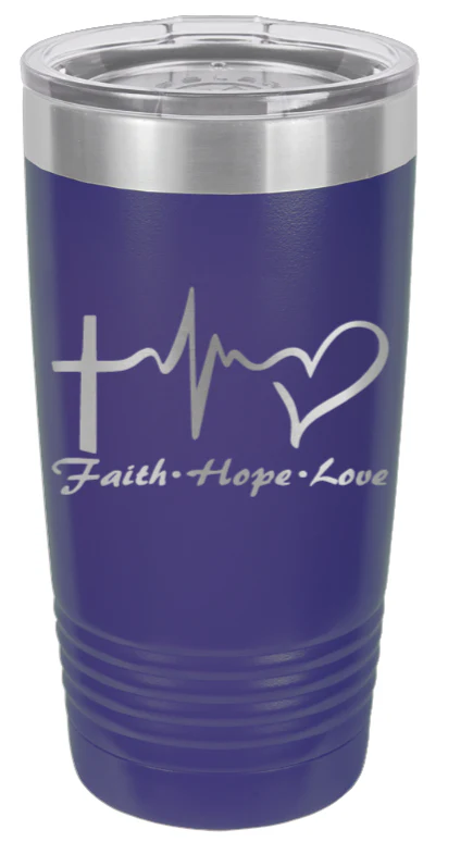 Faith Hope Love - 20oz Tumbler - Image 13