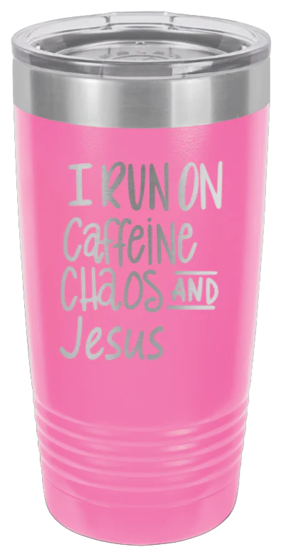Caffeine Chaos Jesus - 20oz Tumbler - Image 12