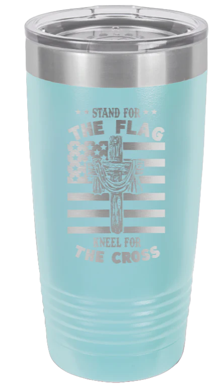 Cross Flag 3 - 20oz Tumbler - Image 6