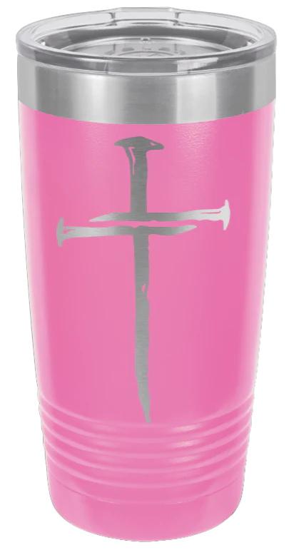 3 Nails Cross - 20oz Tumbler - Image 12