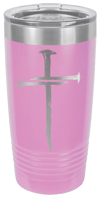3 Nails Cross - 20oz Tumbler - Image 7