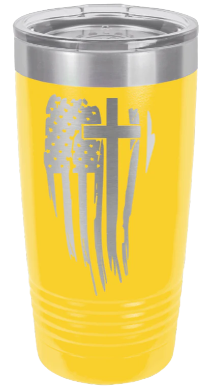 Cross Flag 1- 20oz Tumbler - Image 17