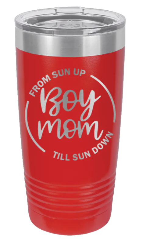 Boy Mom - 20oz Tumbler - Image 14