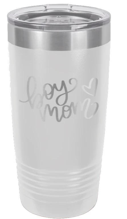 Boy Mom with Heart - 20oz Tumbler - Image 16