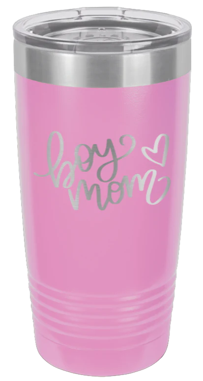 Boy Mom with Heart - 20oz Tumbler - Image 7