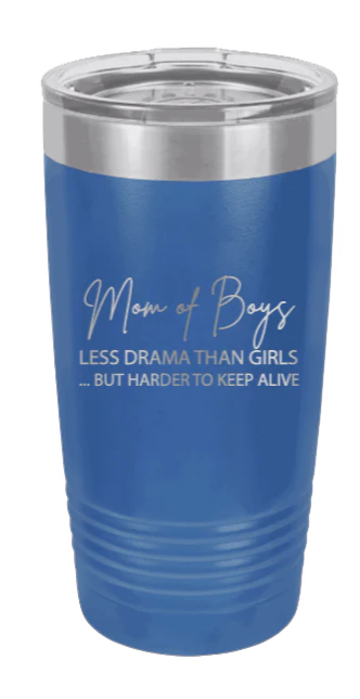 Mom of Boys - 20oz Tumbler - Image 2