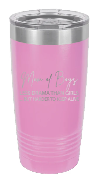 Mom of Boys - 20oz Tumbler - Image 7