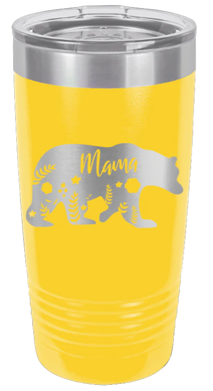 Momma Bear Floral - 20oz Tumbler - Image 17