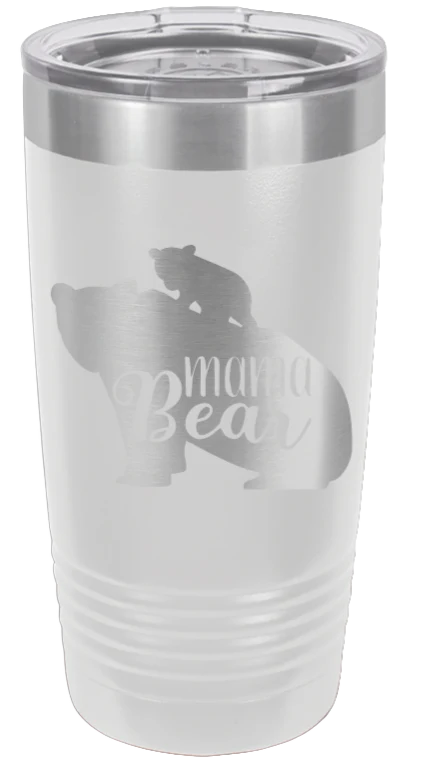 Mama Bear with Cub - 20oz Tumbler - Image 16