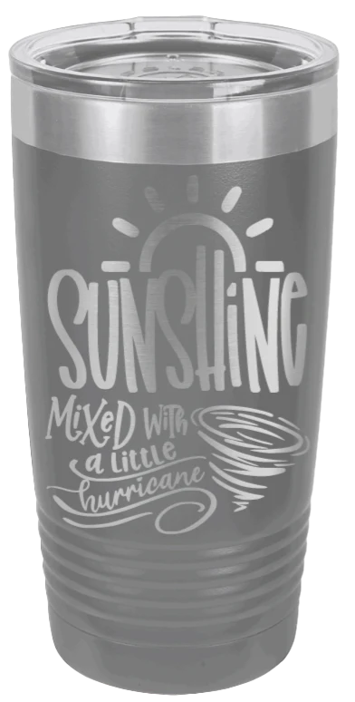 Sunshine Mixed With Hurricane - 20oz Tumbler - Image 4