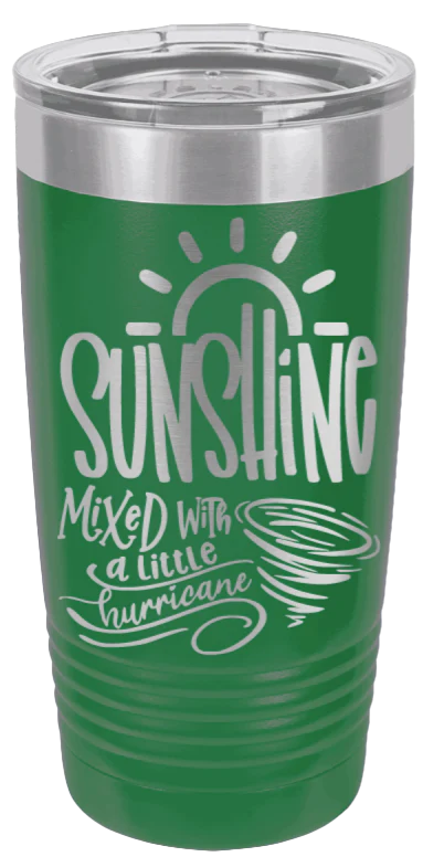Sunshine Mixed With Hurricane - 20oz Tumbler - Image 5