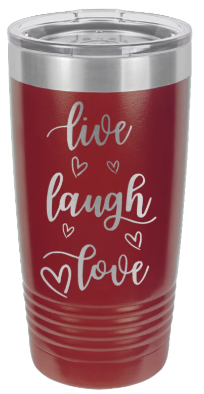 Live Laugh Love  - 20oz Tumbler - Image 8