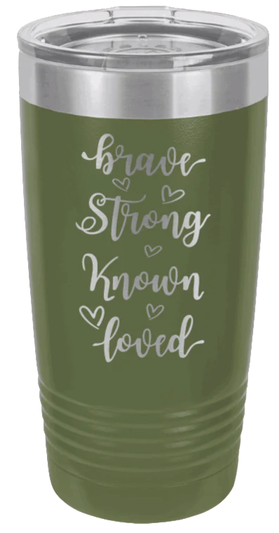 Brave Strong Known Loved - 20oz Tumbler - Image 10