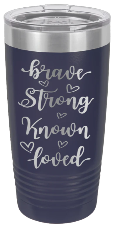 Brave Strong Known Loved - 20oz Tumbler - Image 9