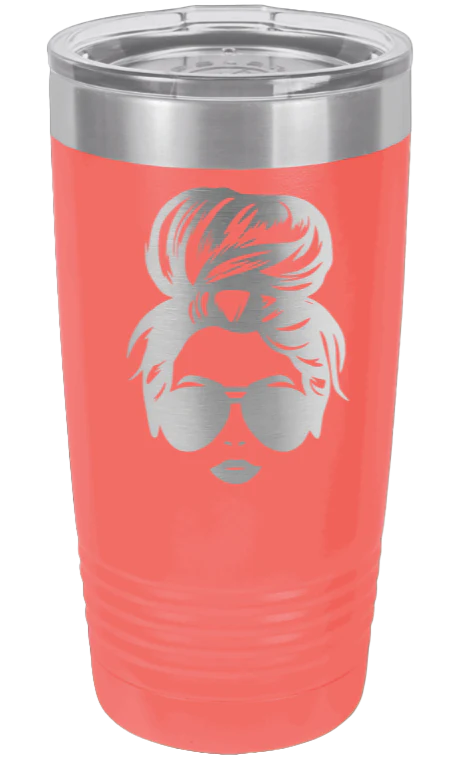 Hair Bun  - 20oz Tumbler - Image 2