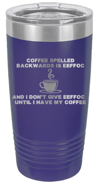 Coffee Spelled Backward  - 20oz Tumbler - Image 13
