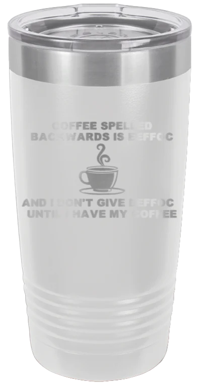 Coffee Spelled Backward  - 20oz Tumbler - Image 16