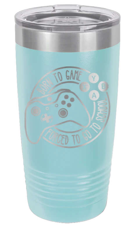 Born To Game  - 20oz Tumbler - Image 6