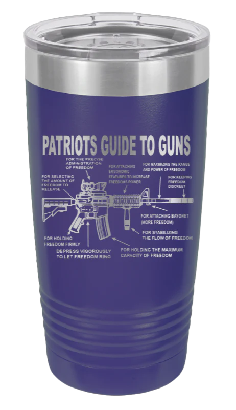 Patriots Guide To Guns  - 20oz Tumbler - Image 13