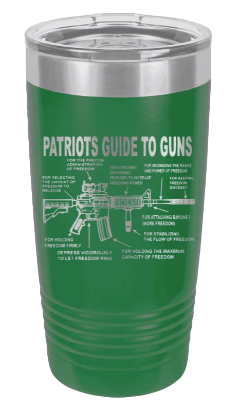 Patriots Guide To Guns  - 20oz Tumbler - Image 5