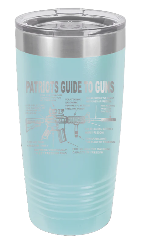 Patriots Guide To Guns  - 20oz Tumbler - Image 6