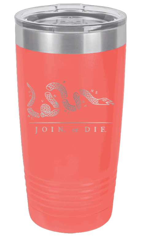 Join or Die  - 20oz Tumbler - Image 3