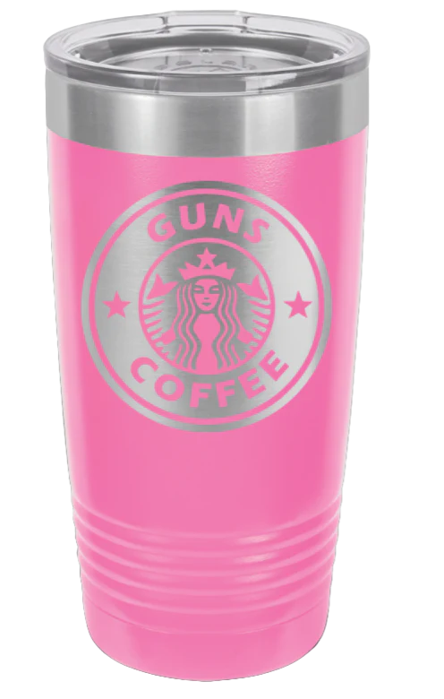 Gun and Coffee - 20oz Tumbler - Image 11