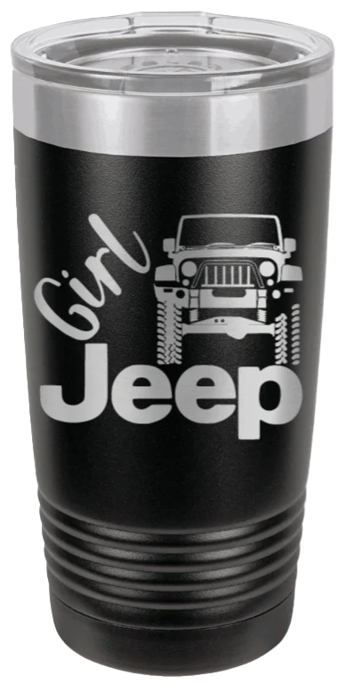Girl Jeep JK - 20oz Tumbler