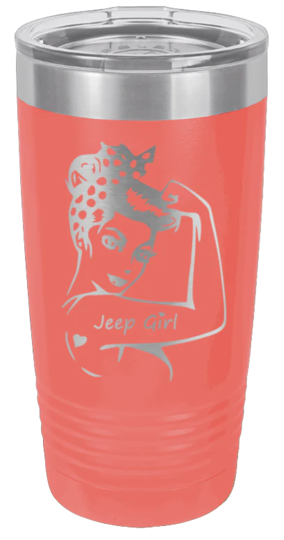 Jeep Girl  - 20oz Tumbler - Image 3