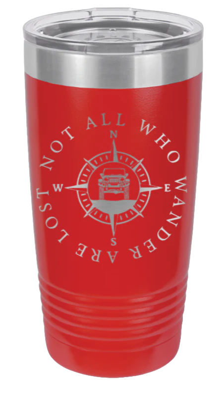 Not All Who Wander Are Lost - 20oz Tumbler - Image 14