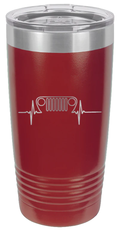 TJ Heartbeat  - 20oz Tumbler - Image 8