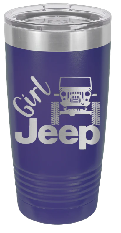 Girl Jeep CJ - 20oz Tumbler - Image 13