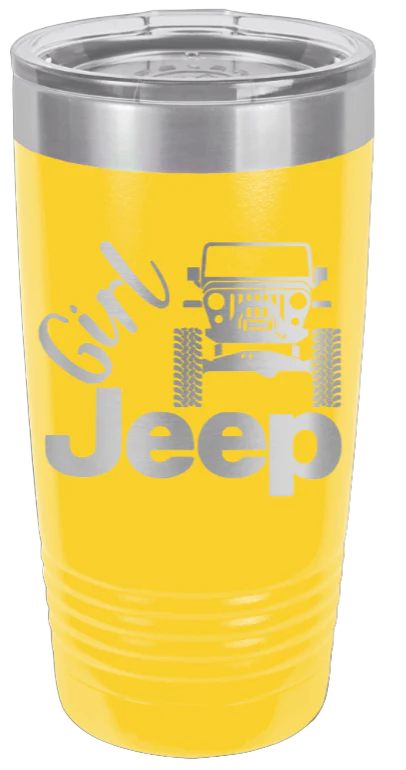 Girl Jeep TJ - 20oz Tumbler - Image 17