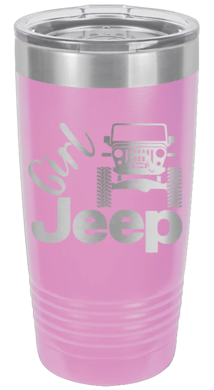 Girl Jeep TJ - 20oz Tumbler - Image 7