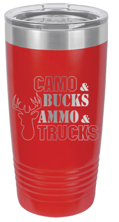 Camo and Bucks - 20oz Tumbler - Image 14