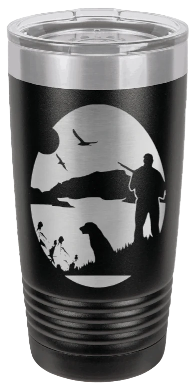 Hunter With Dog - 20oz Tumbler