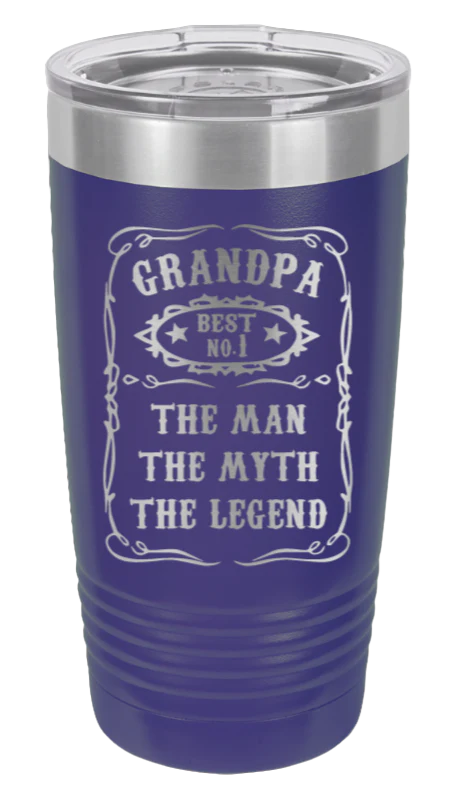 Grandpa The Man, The Myth, The Legend  - 20oz Tumbler - Image 13