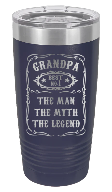 Grandpa The Man, The Myth, The Legend  - 20oz Tumbler - Image 9