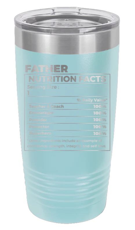 Father Nutrition Facts  - 20oz Tumbler - Image 6