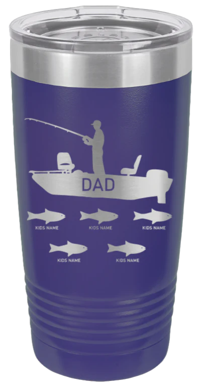 Dad Fishing - 20oz Tumbler - Image 13