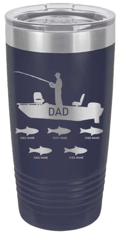Dad Fishing - 20oz Tumbler - Image 9