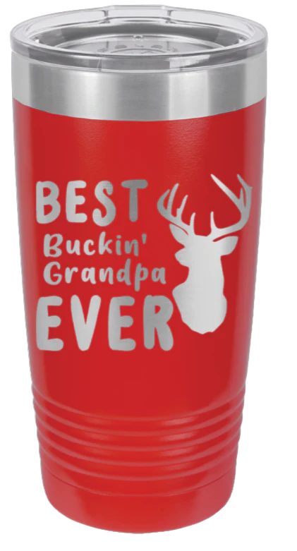 Best Buckin' Grandpa - 20oz Tumbler - Image 14