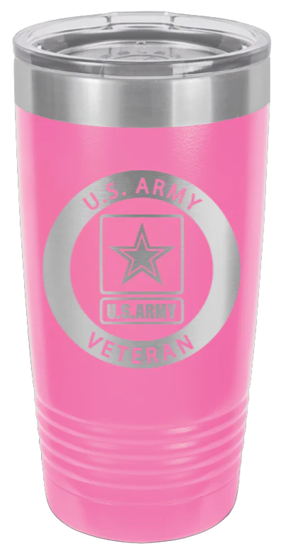 Army Veteran  - 20oz Tumbler - Image 12