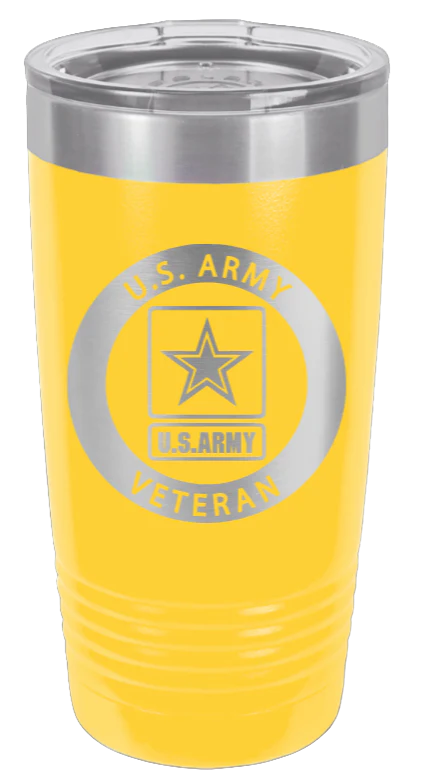Army Veteran  - 20oz Tumbler - Image 17